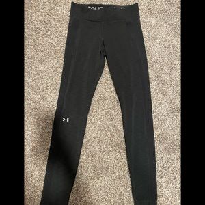 Under armor ribbed side strip leggings